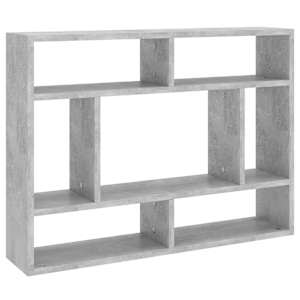vidaXL seinariiul, betoonhall, 75 x 16 x 55 cm, tehispuit