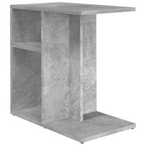 Odkládací stolek betonově šedý 50 x 30 x 50 cm kompozitní dřevo - obrázek 2