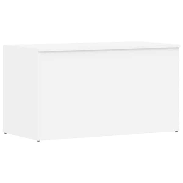 vidaXL hoiukast, valge, 84 x 42 x 46 cm, tehispuit