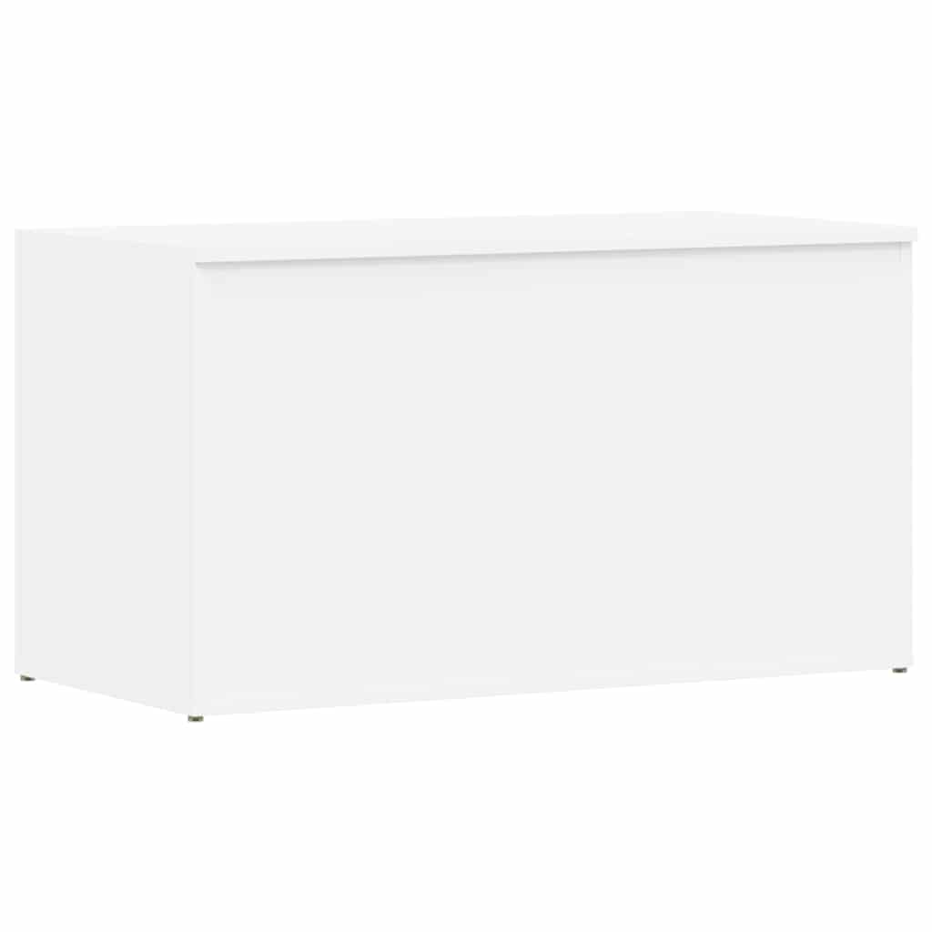 vidaXL Úložná truhla bílá 84 x 42 x 46 cm kompozitní dřevo