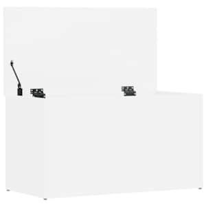 Úložná truhla bílá 84 x 42 x 46 cm kompozitní dřevo - obrázek 8