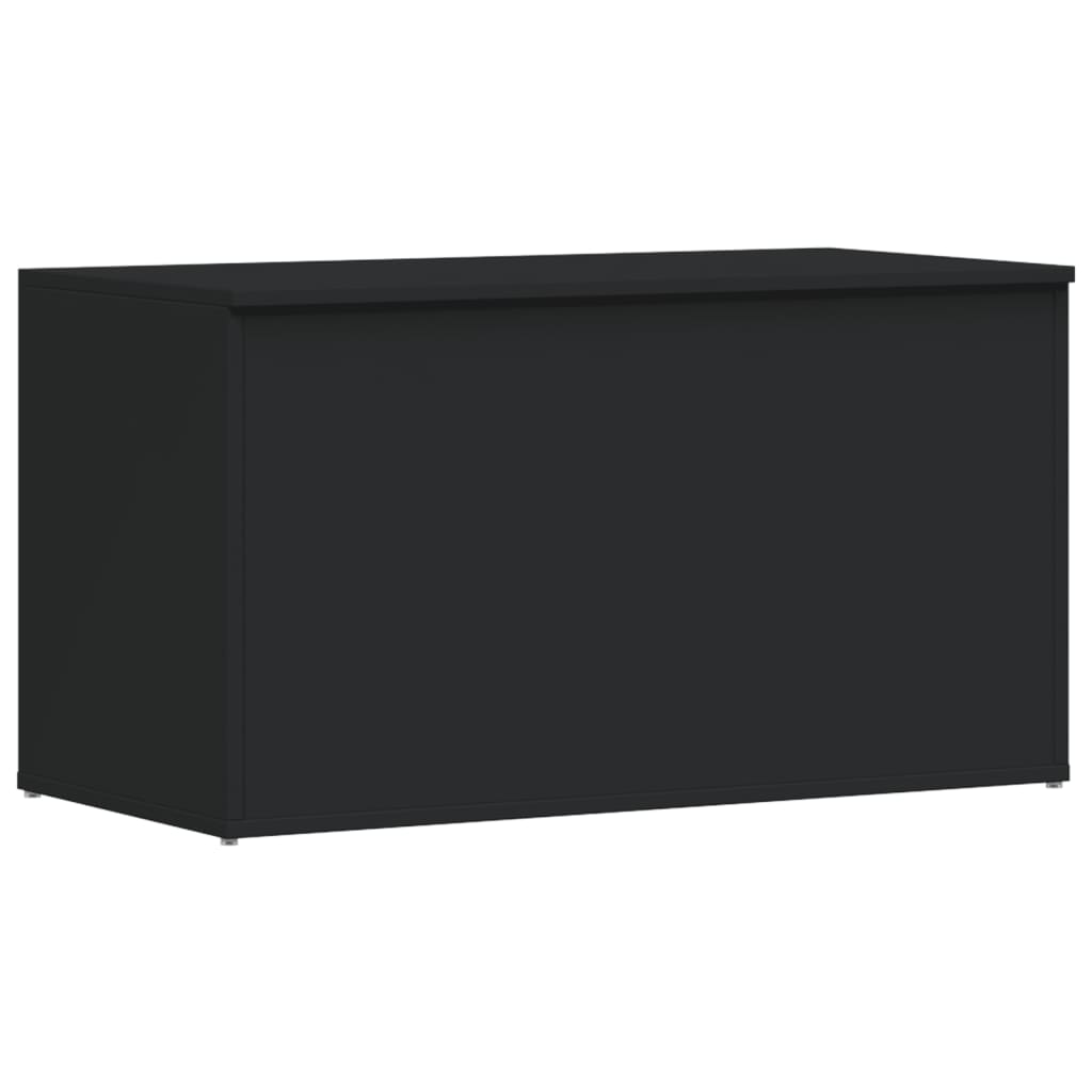 vidaXL Opbergkist 84x42x46 cm bewerkt hout zwart
