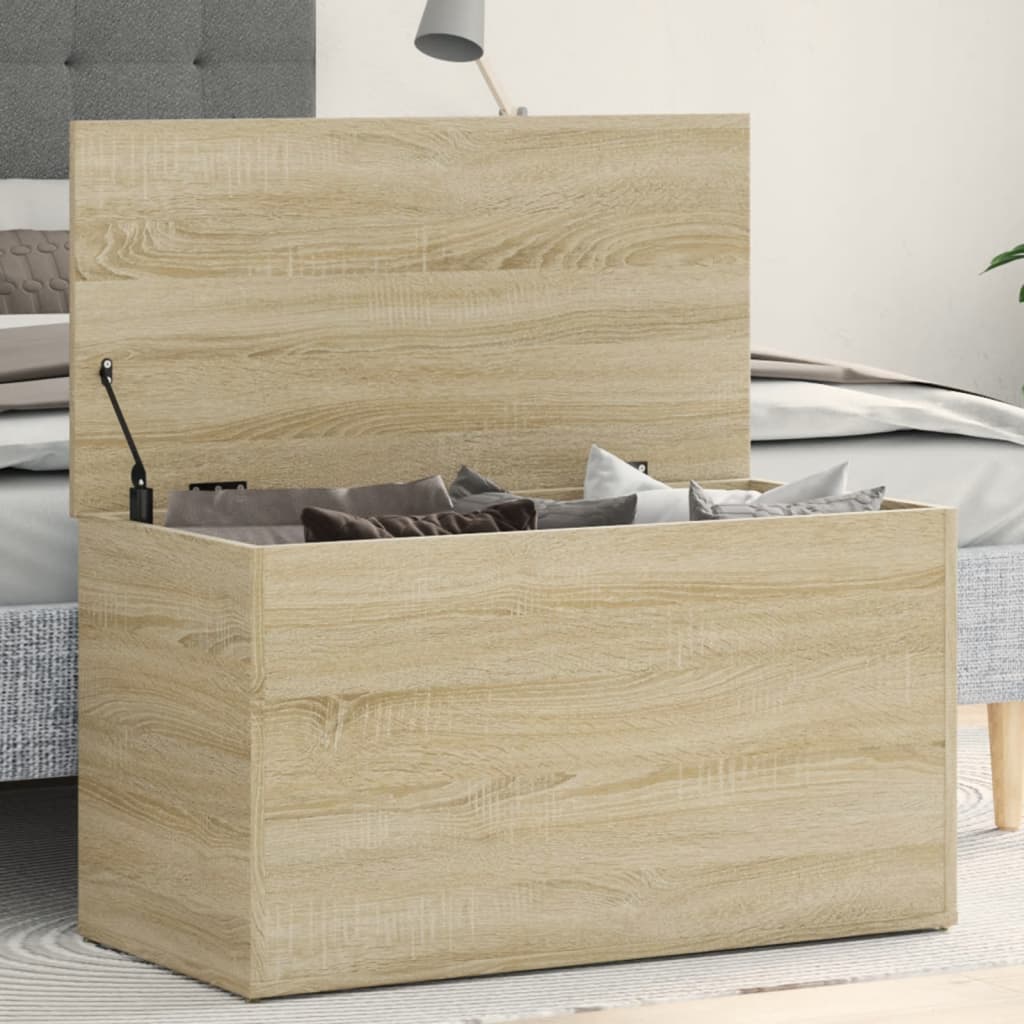 Aufbewahrungstruhe Sonoma-Eiche 84x42x46 cm Holzwerkstoff kaufen