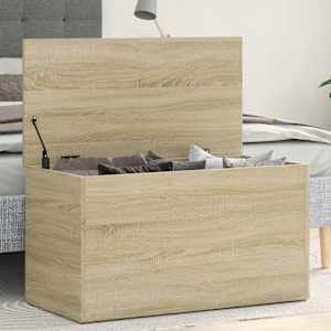 Úložná truhla sonoma dub 84 x 42 x 46 cm kompozitní dřevo - obrázek 1