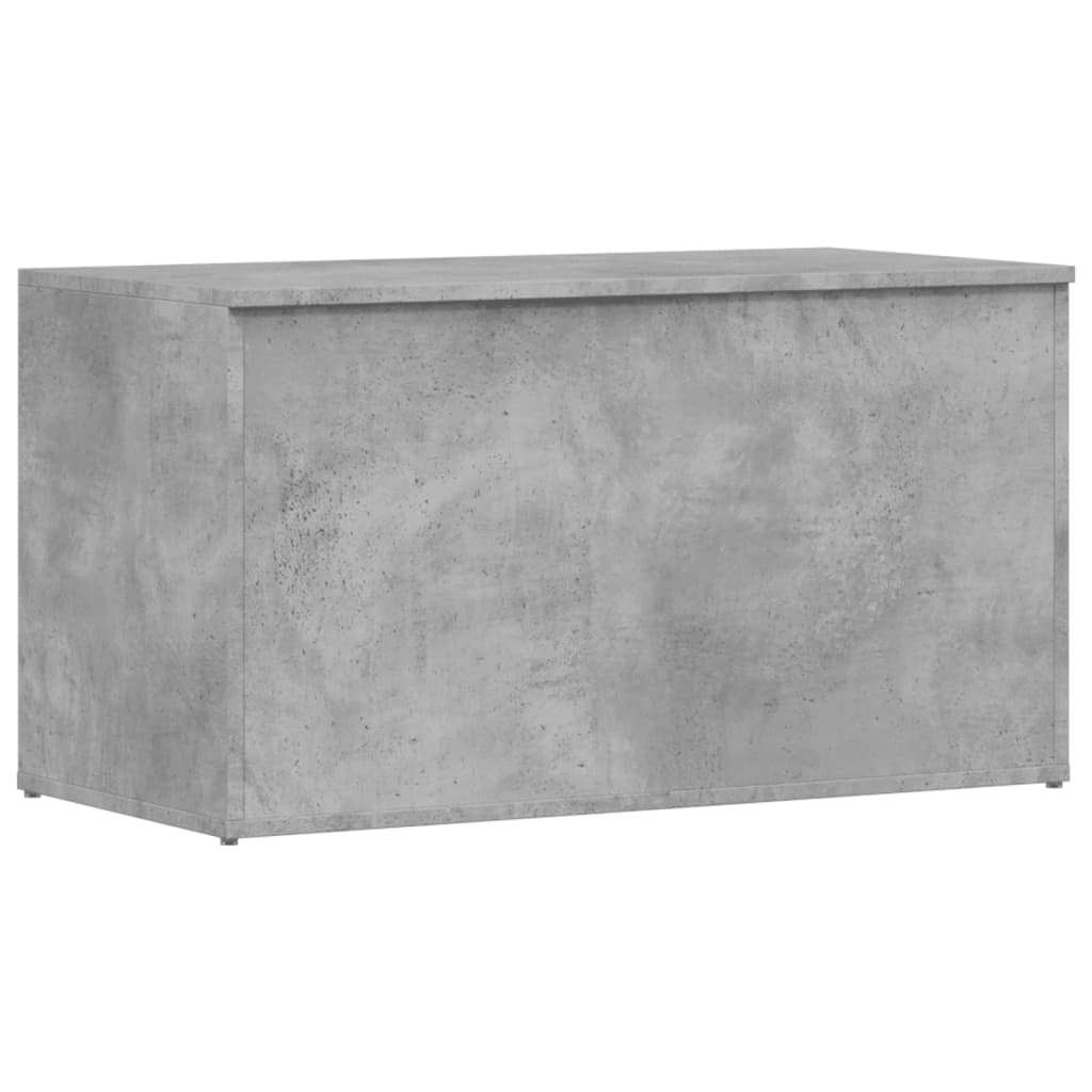 vidaXL Opbergkist 84x42x46 cm bewerkt hout betongrijs
