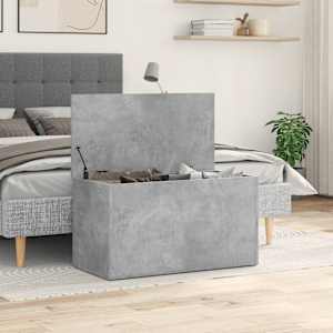 Úložná truhla betonově šedá 84 x 42 x 46 cm kompozitní dřevo - obrázek 3