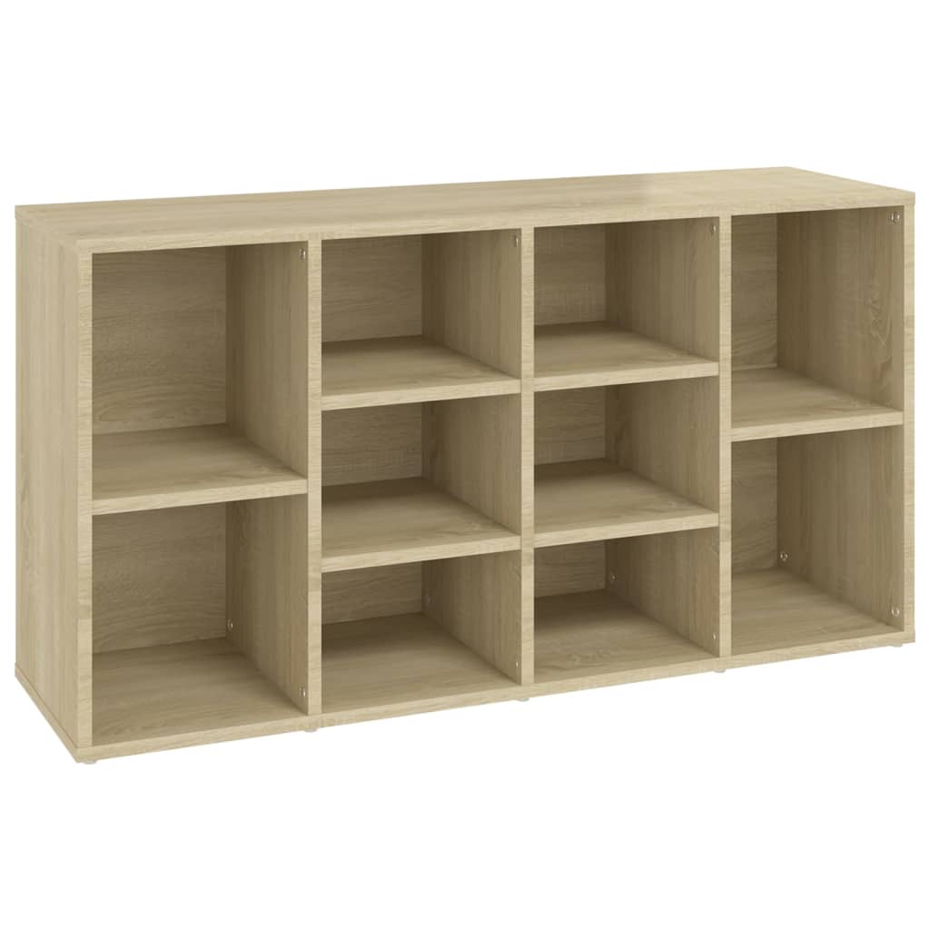 

vidaXL Shoe Bench Sonoma Oak 40.6"x11.8"x21.5" Engineered Wood