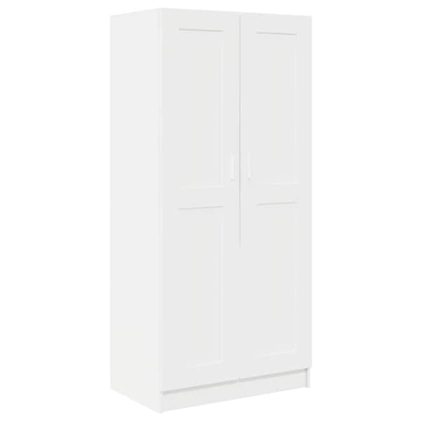 vidaXL garderoob, valge 82,5 x 51,5 x 180 cm, tehispuit