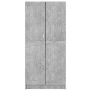 Šatní skříň betonově šedá 82,5 x 51,5 x 180 cm kompozitní dřevo - obrázek 6