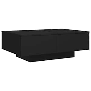 Konferenční stolek černý 90 x 60 x 31 cm kompozitní dřevo - obrázek 2