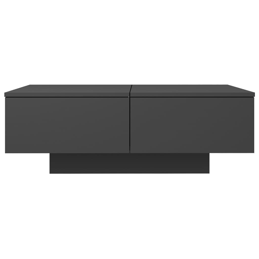 

vidaXL Salontafel 90x60x31 cm spaanplaat grijs