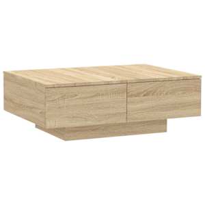 Konferenční stolek dub sonoma 90 x 60 x 31 cm kompozitní dřevo - obrázek 2