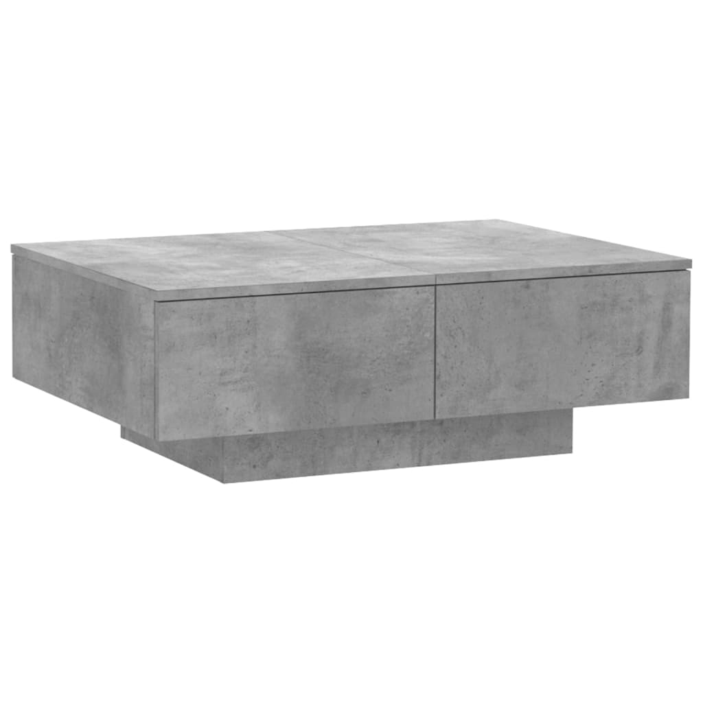  Konferenčný stolík betónovo-sivý 90x60x31 cm drevotrieska