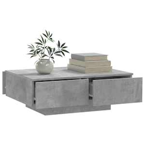 Konferenční stolek betonově šedý 90x60x31 cm kompozitní dřevo - obrázek 3