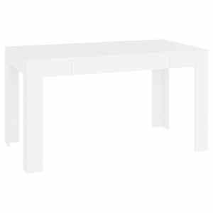 vidaXL s&ouml;&ouml;gilaud, valge, 140 x 74,5 x 76 cm, tehispuit