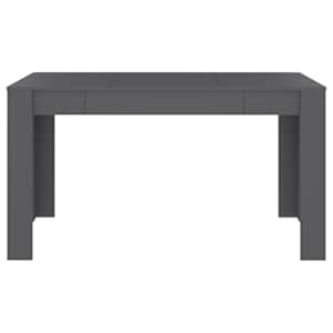 vidaXL Spisebord gr&aring; 140x74,5x76 cm sponplate