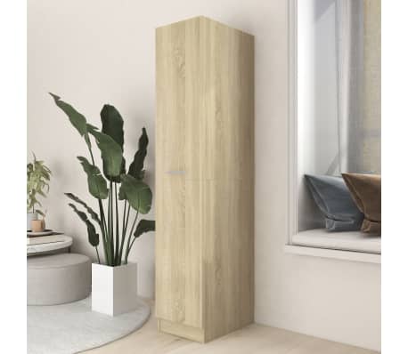 vidaXL Apothecary Cabinet Sonoma Oak 30x42.5x150 cm Engineered Wood