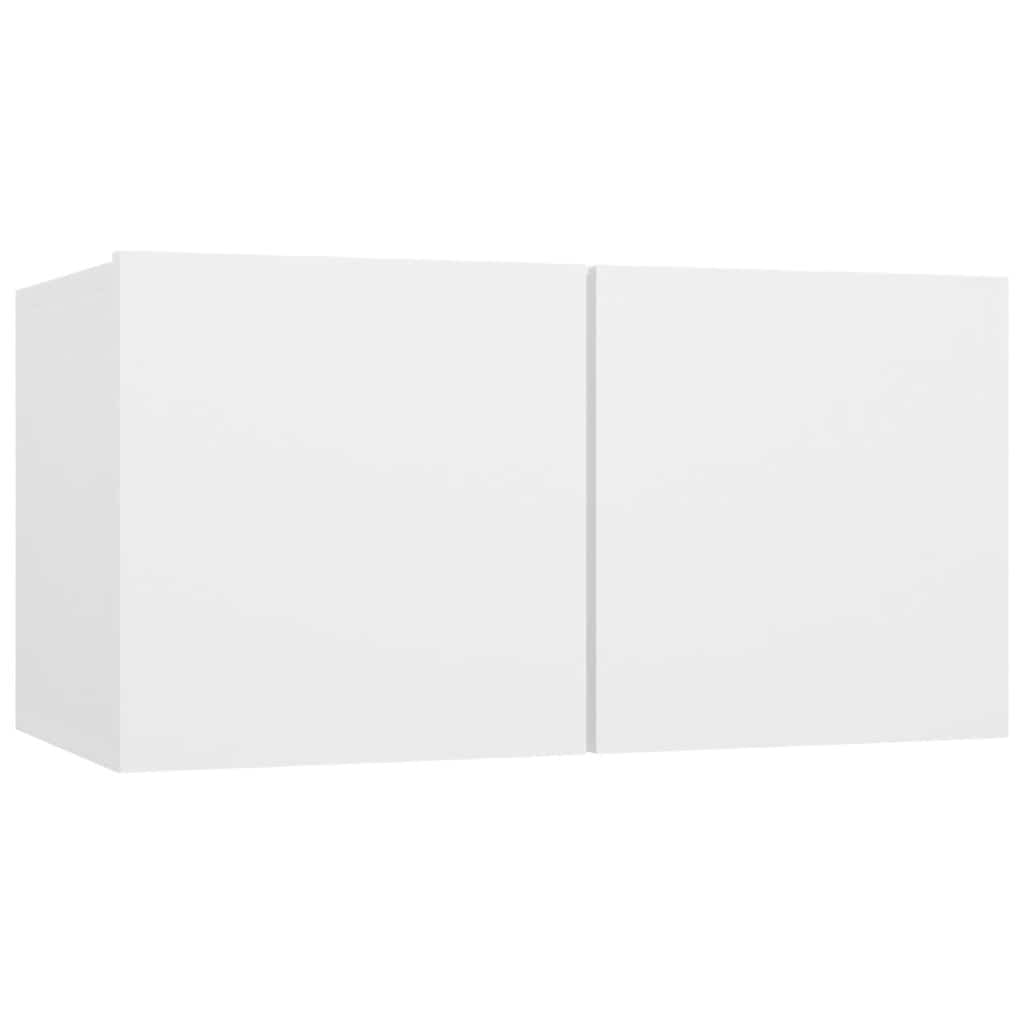 E-shop vidaXL Závesna TV skrinka biela 60x30x30 cm