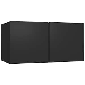 Závěsné TV skříňky 3 ks černé 60x30x30 cm - obrázek 4