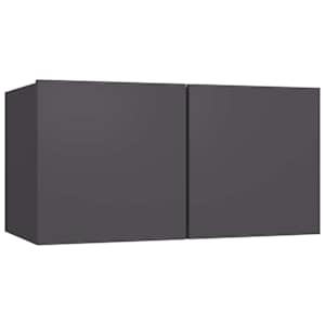 Závěsné TV skříňky 3 ks šedé 60x30x30 cm - obrázek 4
