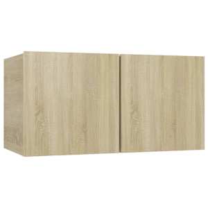 Závěsné TV skříňky 2 ks dub sonoma 60x30x30 cm - obrázek 4