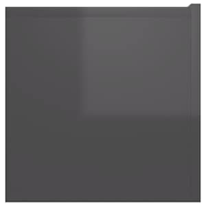 Závěsné TV skříňky 3 ks šedé s vysokým leskem 60x30x30 cm - obrázek 7