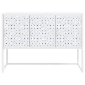 Příborník bílý 105 x 35 x 75 cm ocel - obrázek 5