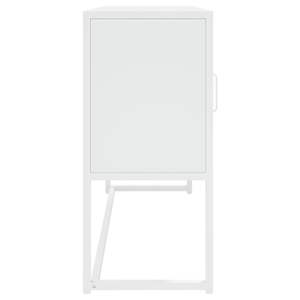 Příborník bílý 105 x 35 x 75 cm ocel - obrázek 6