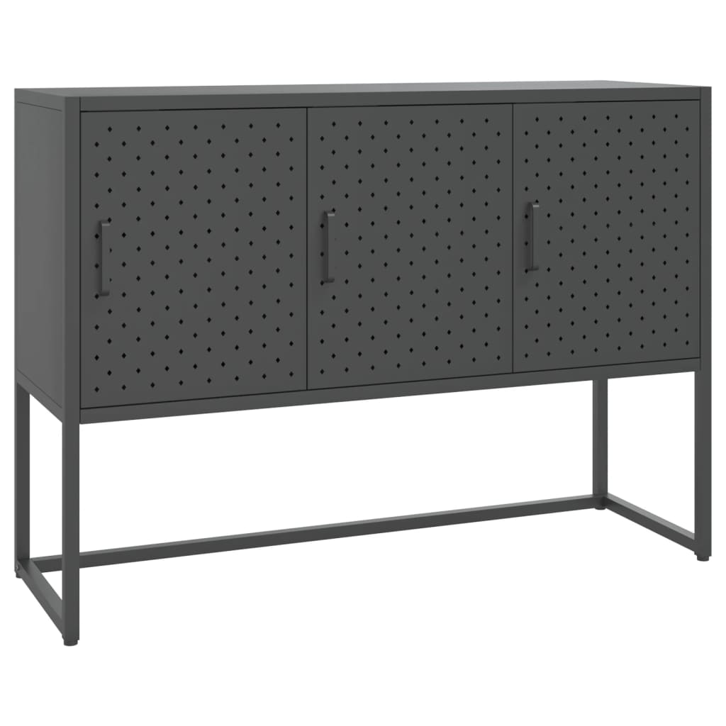 Image of vidaXL Sideboard Anthracite 105x35x75 cm Steel
