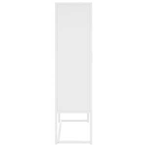 Komoda bílá 80 x 35 x 135 cm ocel - obrázek 6
