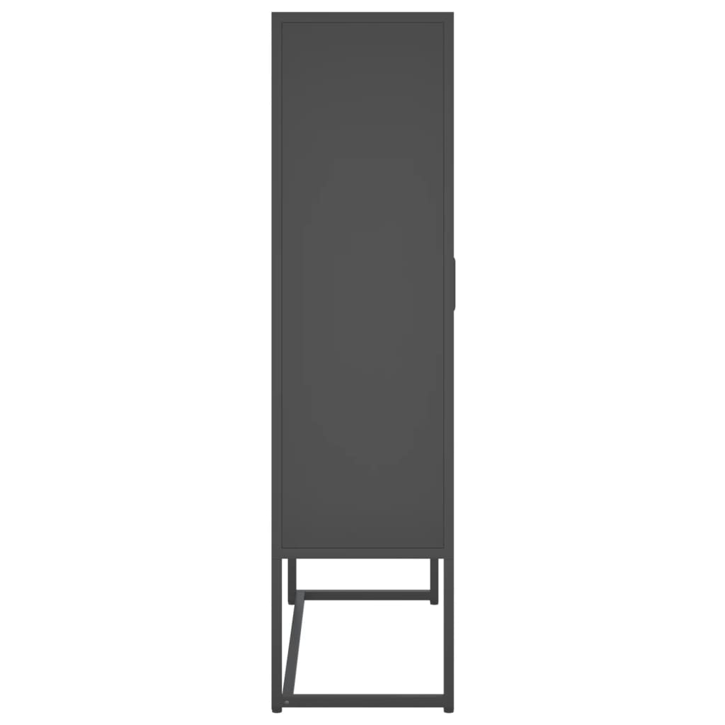 Highboard Anthracite 80x35x135 Cm Steel VidaXL 17 width=274