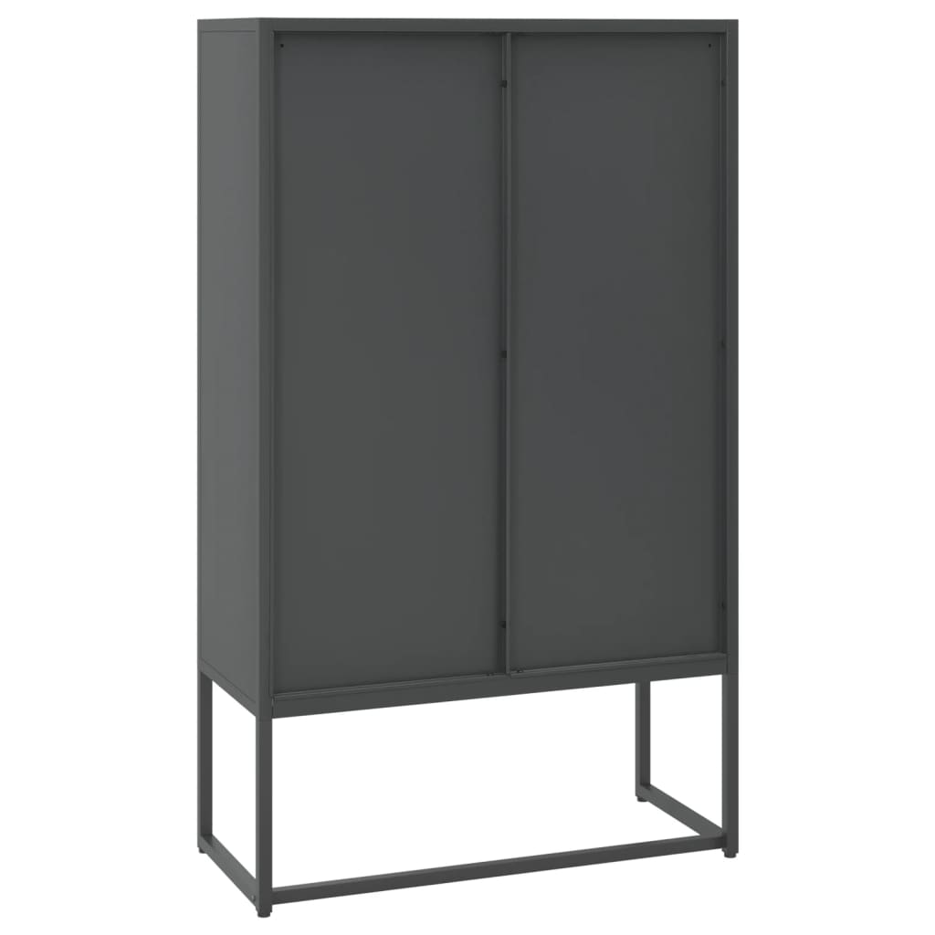 Highboard Anthracite 80x35x135 Cm Steel VidaXL 18 width=274