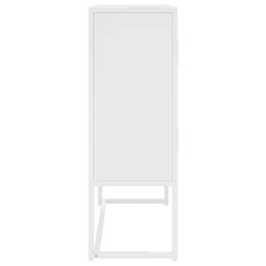 Komoda bílá 80 x 35 x 100 cm ocel - obrázek 6