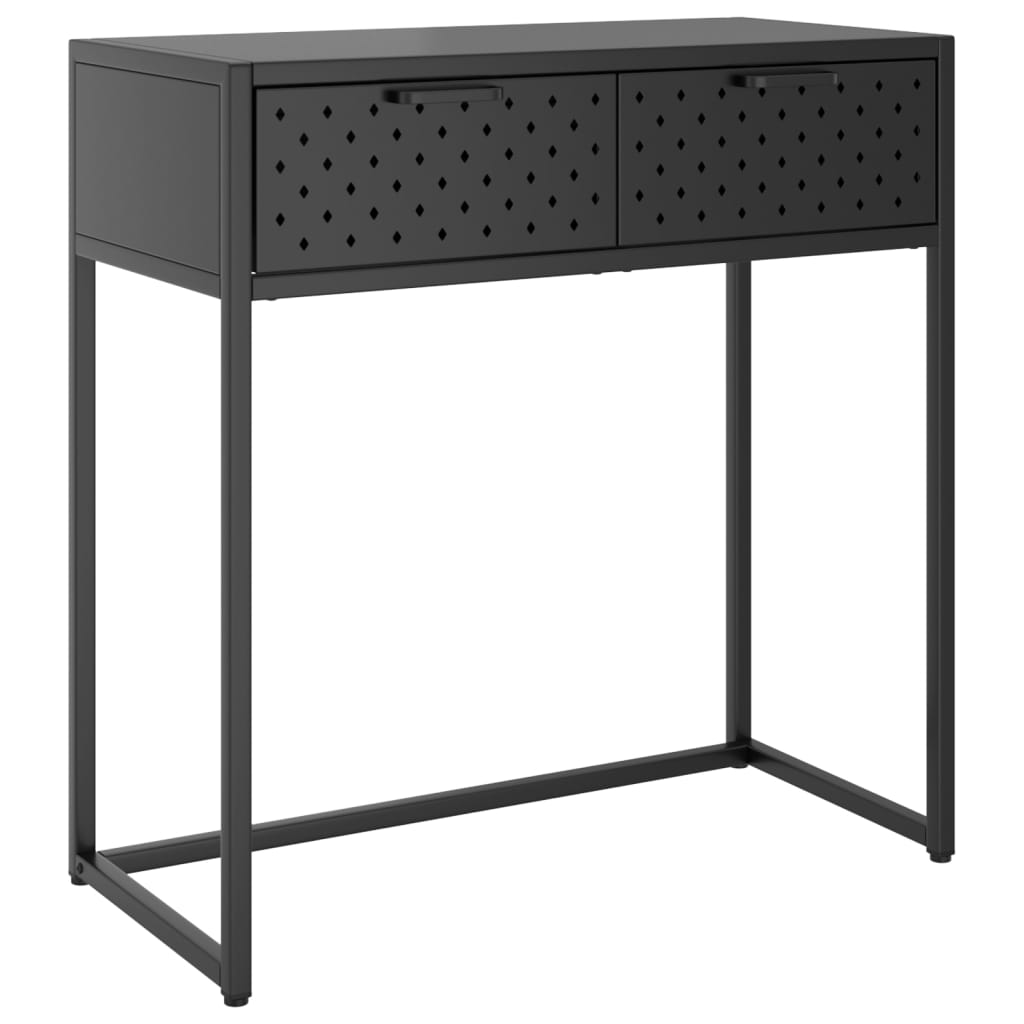 Image of vidaXL Console Table Anthracite 72x35x75 cm Steel