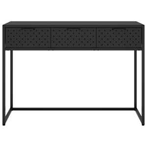 vidaXL Console Table Black 41.7"x13.8"x29.5" Steel