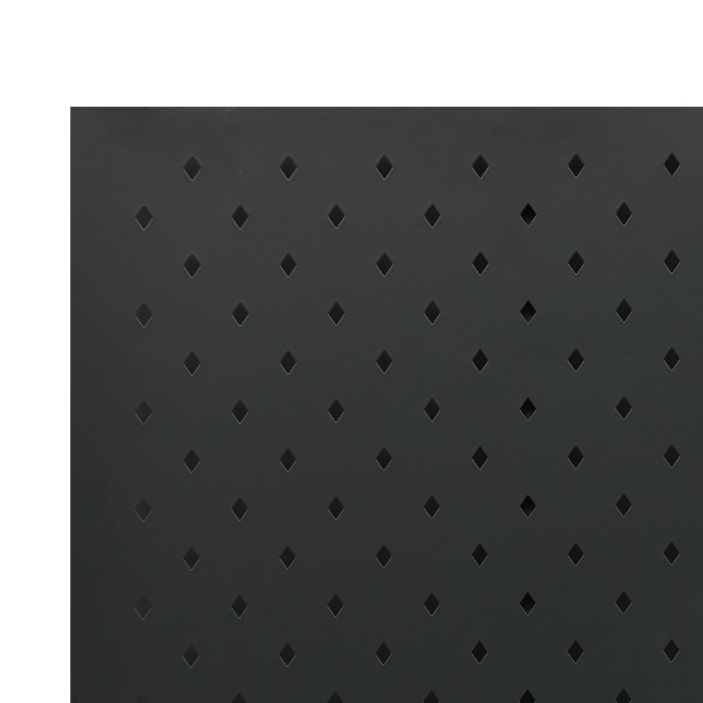 Paravan de cameră cu 3 panouri, negru, 120x180 cm, oțel
