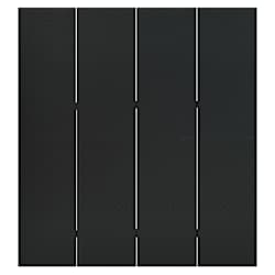 vidaXL 4-Panel Room Divider Black 160x180 cm Steel