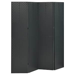 vidaXL 4 paneeliga ruumijagaja, antratsiithall, 160 x 180 cm, teras
