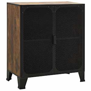 vidaXL hoiukapp, maapruun, 72x36x82 cm, metall ja MDF