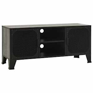vidaXL TV-kapp, hall, 105x36x47 cm, metall ja MDF