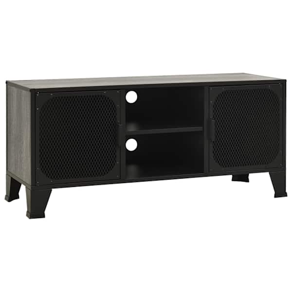 vidaXL TV-kapp, hall, 105x36x47 cm, metall ja MDF
