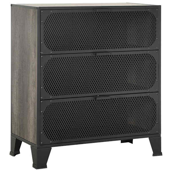 vidaXL hoiukapp, hall, 72x36x82 cm, metall ja MDF