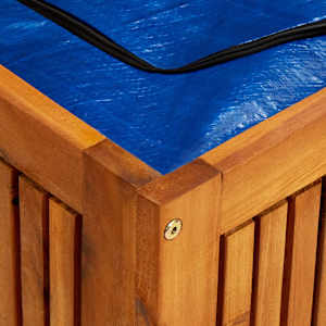 Zahradní úložný box 150 x 50 x 58 cm masivní akáciové dřevo - obrázek 10