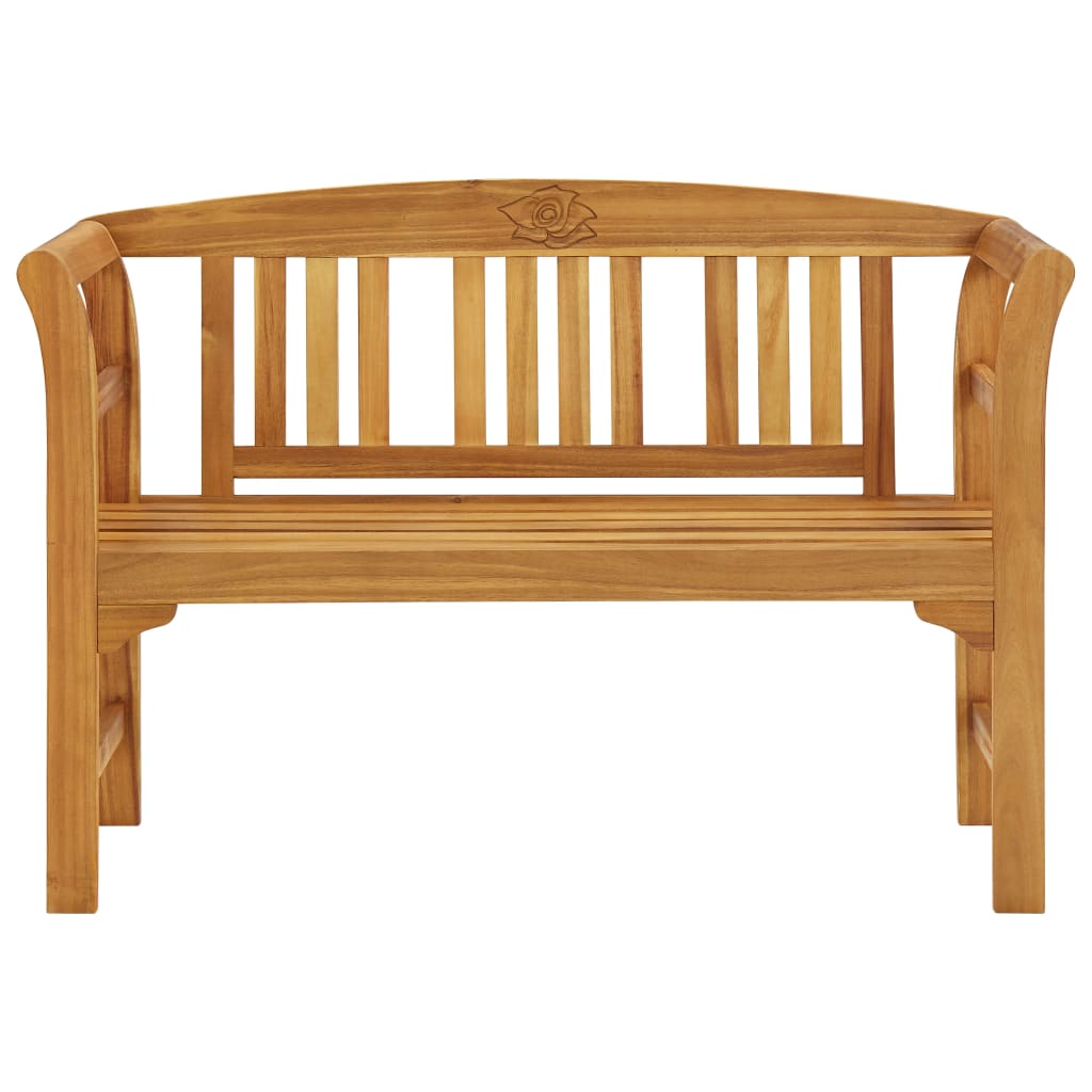 Banc De Jardin 114 Cm Bois D'acacia Solide VidaXL 13 width=274