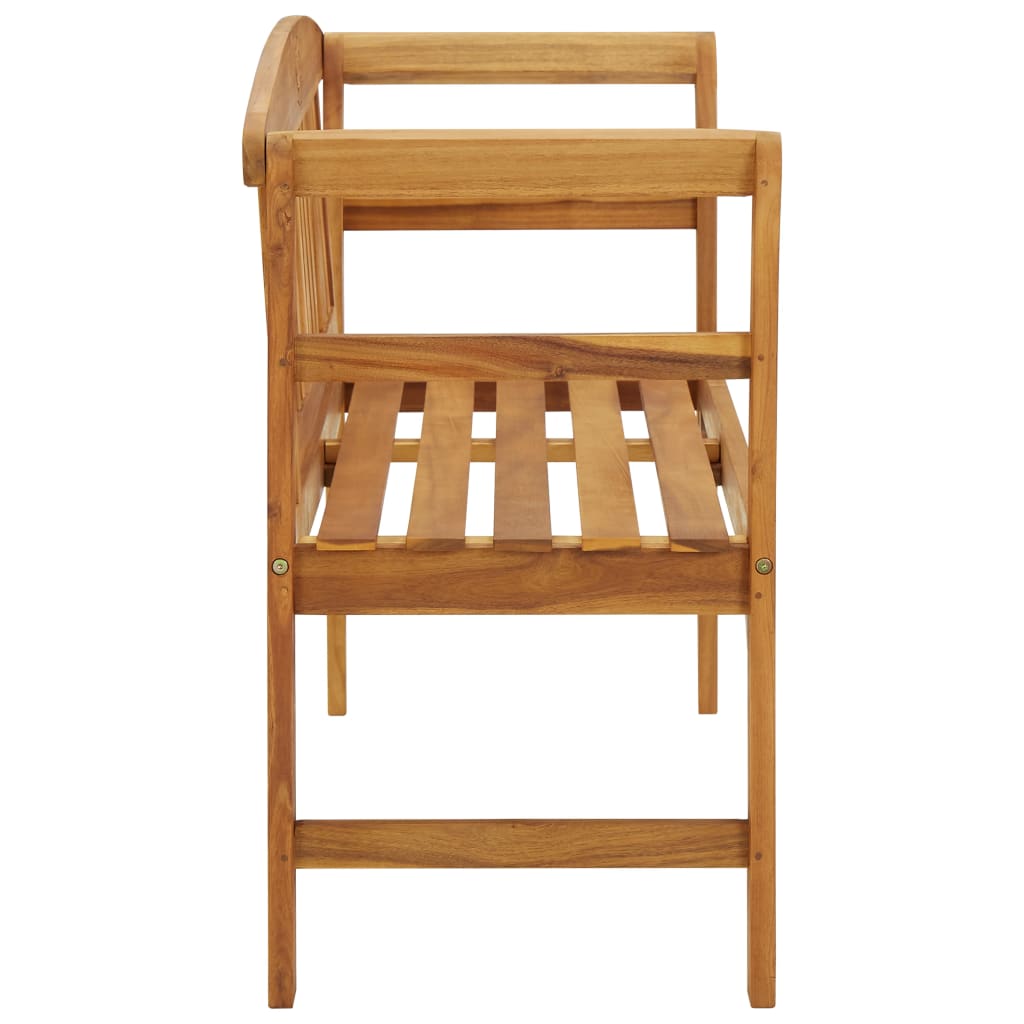 Banc De Jardin 114 Cm Bois D'acacia Solide VidaXL 14 width=274