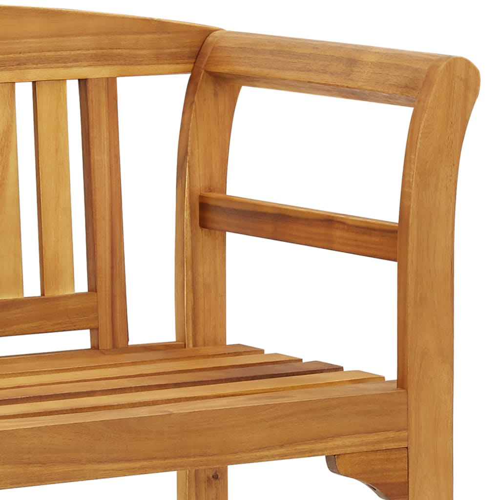 Banc De Jardin 114 Cm Bois D'acacia Solide VidaXL 16 width=274
