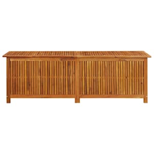 Zahradní úložný box 175 x 50 x 58 cm masivní akáciové dřevo - obrázek 4