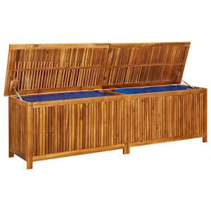 Zahradní úložný box 200 x 50 x 58 cm masivní akáciové dřevo - obrázek 7