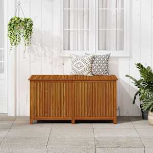 Zahradní úložný box 150 x 80 x 75 cm masivní akáciové dřevo - obrázek 3