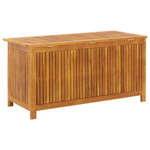 Zahradní úložný box 113 x 50 x 58 cm masivní akáciové dřevo - obrázek 7